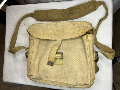 Cartera Británica Portadora De Radio Segunda Guerra Original