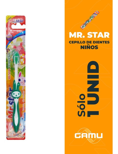 Cepillo De Dientes Niños Mr. Star