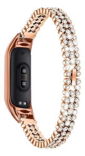 Correa De Diamante Para Xiaomi Mi Band Pulsera De Acero Ino