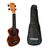 Ukelele Soprano Korner Sapele Ukr-20 + Funda