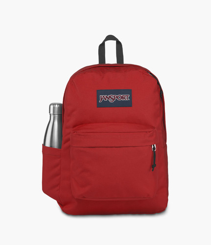 Mochila Urbana Jansport Mochila Superbreak Color Red Tape Diseño Lisa 26l