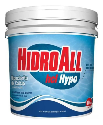 Cloro Granulado Hipoclorito Cálcio 65% 10kg Hidroall