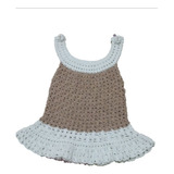 Vestido Tejido Al Crochet Para Nena De 1 Año