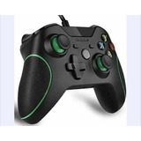 Controle P/ Xbox One Com Fio Joystick Video Game Pc Gamer Cor Preto