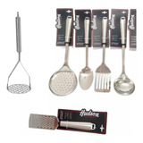 Set Hudson Original X6 Utensilios Acero Inoxidable Espatula