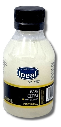 Ideal Base Cetim Com Silicone Para Unhas Profissional 100ml