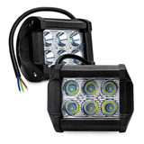 50 Par Faros 6 Hiper Led 4x2 Auxiliar Dually C/estrobo