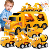 Nicmore Kids Toys Car Para Niños: Camiones De Juguete Para N