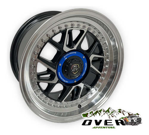 Kit De 2 Rines 15x8.25 4-100/114 P/gol Spark Aveo Avanza I10