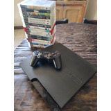 Sony Playstation 3 Ps3 Play 3 + 1 Controle + 17 Jogos