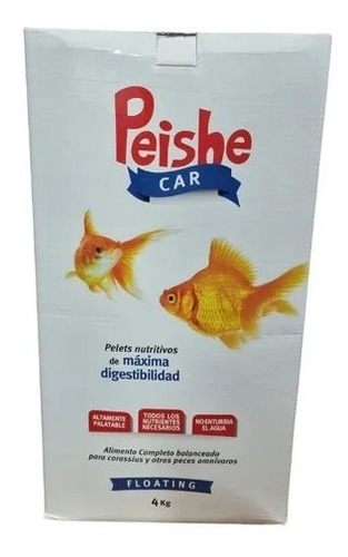 Shulet Peishe Car 4kg Pellets Agua Fria Goldfish Carassius 