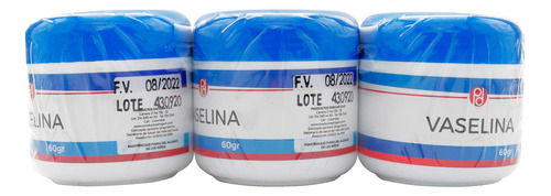  Vaselina Drogam 6 Unidades 60 Gr C/u