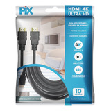 Cabo Hdmi Serie Classic 2.0 4k Hdr 19p 10 Metros