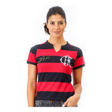 Camisa Flamengo Retrô Tri Zico Feminina Oficial