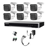 Epcom Kit 6 Camaras De Seguridad Metalicas 5mp Con Audio