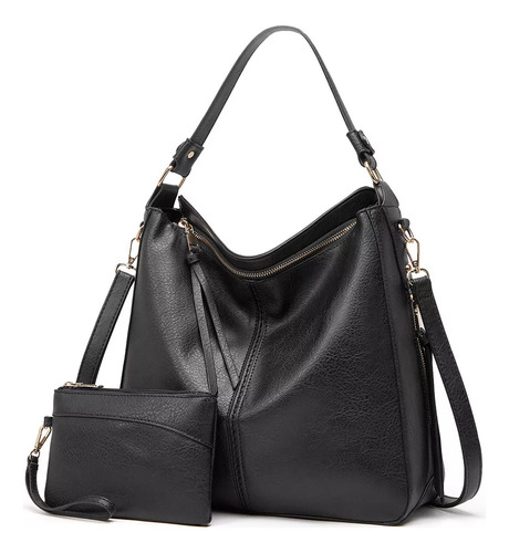 Bolso Bandolera Grande Moderno Para Mujer Con Cartera