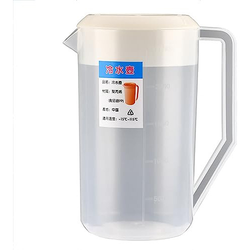 Jarra De Plástico Con Tapa De 2,0 Litros, Jarra De Agua, Jar