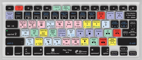 Cubre Teclado Adobe Premiere Kbcovers Macbook 2012