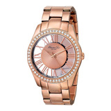 Reloj Kenneth Cole Oro Rosa Transparenc Kc4852 100% Original