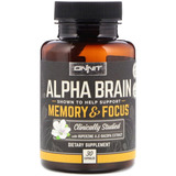 Onnit Alpha Brain Memory & Focus Nootrópico Cerebral 30 Caps