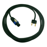 Cable Para Bocina Speakon A Banana 2x14 Uso Rudo De 25 Mts