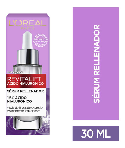 Serúm Ácido Hialurónico Loreal - mL a $2000