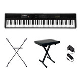 Piano 88 Teclas Sensitivo Artesia Performer Soporte Banqueta