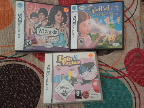 Lote De Juegos De Nintendo Ds 