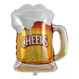 Globo Cerveza Chopp Jarra Vaso Melatizado Cotillon Deco