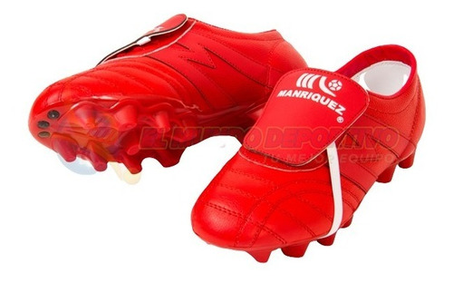 2201-zapato De Futbol Manriquez Profesional Total Rojo