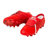 2201-zapato De Futbol Manriquez Profesional Total Rojo