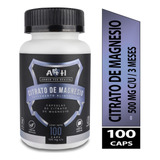 Suplemento A4h Citrato De Magnesio 500mg 100 Capsulas Armor