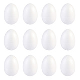 25 Piezas De Huevos De Espuma Blanca Para Proyectos Escolare