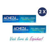 Kit 2 Acnezil Gel Peróxido De Benzoíla 5% 20g Trata Acne