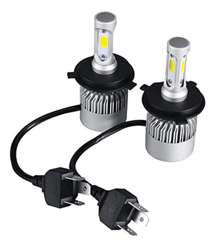 Par Bombillos Led H4 20000 Lúmenes Carro Moto Altas Y Bajas