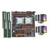 Kit X99 Xeon Dual Cpu 2683 V4 + Placa + 256gb Ddr4 E Coolers