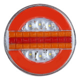 Luces Traseras Redondas Para Hamburguesas, 24 V Y 49 Led, Se