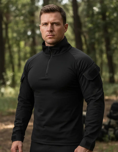 Hombre Camisa De Combate Táctica Militar Playera Deportes