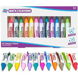 Crayola Crayones  Tub Works Smooth Bath Crayons Juguete De