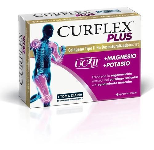 Curflex Plus Colageno + Magnesio + Potasio X 30 Comprimidos 