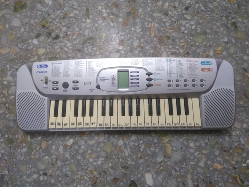 Teclado Organo Casio Sa-75 Song Bank Keyboard
