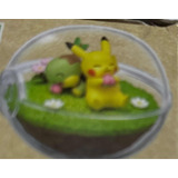 Pokémon Terrarium Pikachu Turtwig Rement
