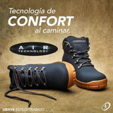 Botas De Seguridad Riverline Ubxv4 Azul Mezclilla