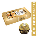 Ferrero Rocher - Bombones De Chocolate (caja Con 8 Unidades)