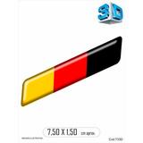 Calco Bandera Alemania Germany Resinada Dome