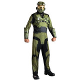 Traje De Jefe De Halo Master, Verde, Estándar