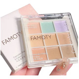 Paleta Corrector Famoty 9 Tonos Concelear