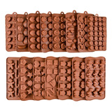 Moldes Chocolate Resistente Calor Silicona Repostería Gomas