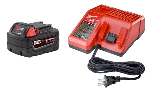 Kit Cargador + Bateria Xc5.0 Milwaukee M18 48-5950 