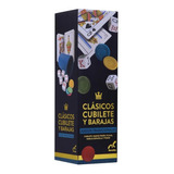 Set De Casino Cubilete + Baraja Póker Y Española + Fichas